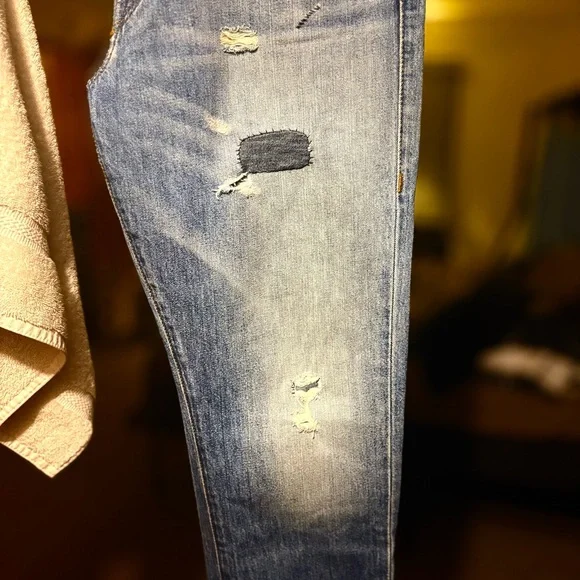 True Religion Men's Vintage Blue Relaxed Slim Jeans